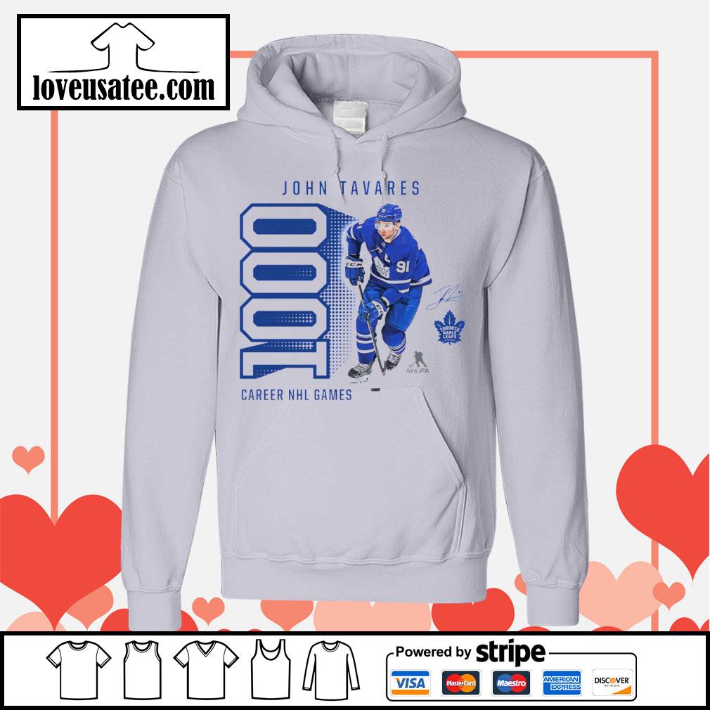 John Tavares Toronto Maple Leafs 1,000 Career Games Shirt, hoodie, sweater  and long sleeve