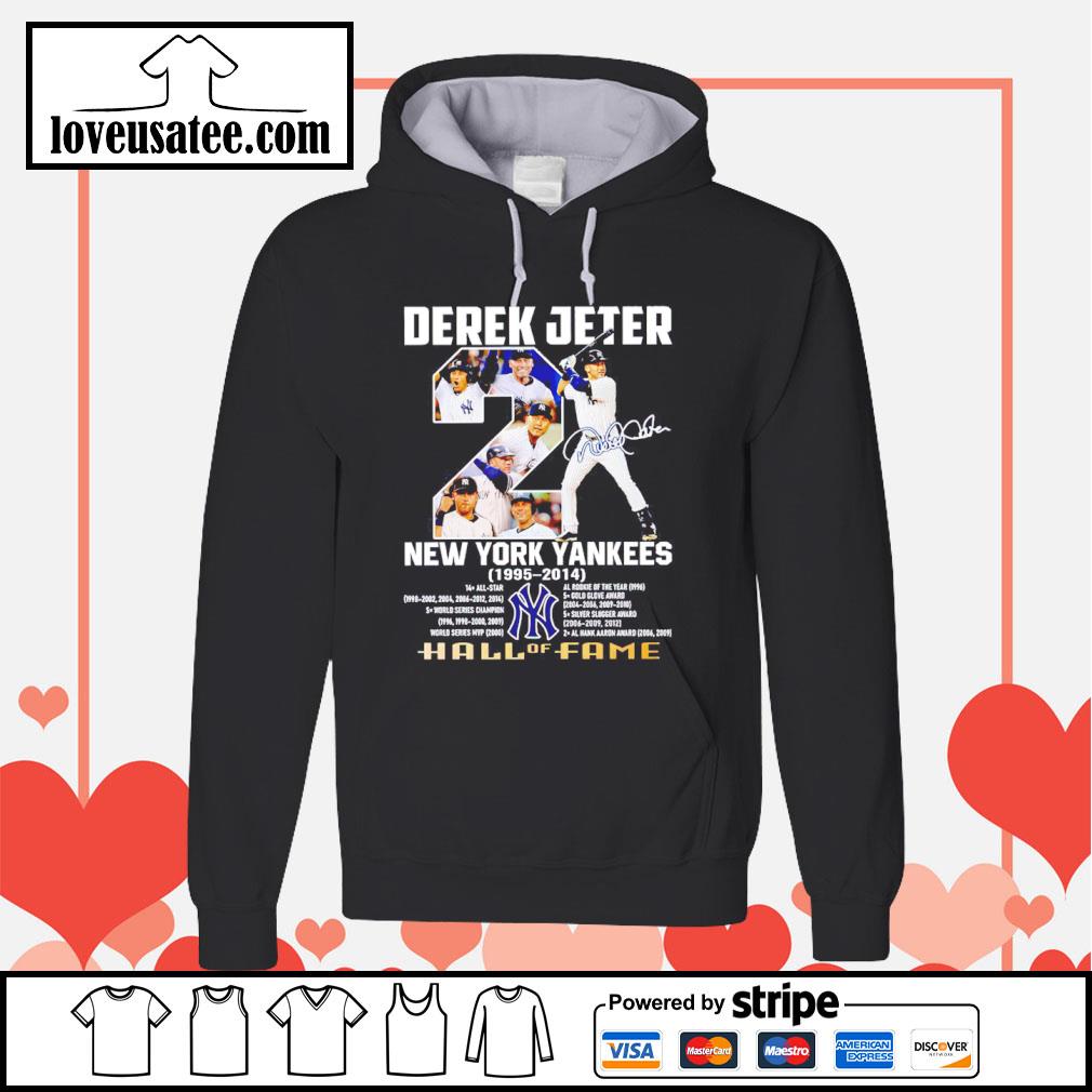 Official 02 hall of fame derek jeter 1995-2014 thank you for the memories  shirt, hoodie, sweatshirt for men and women