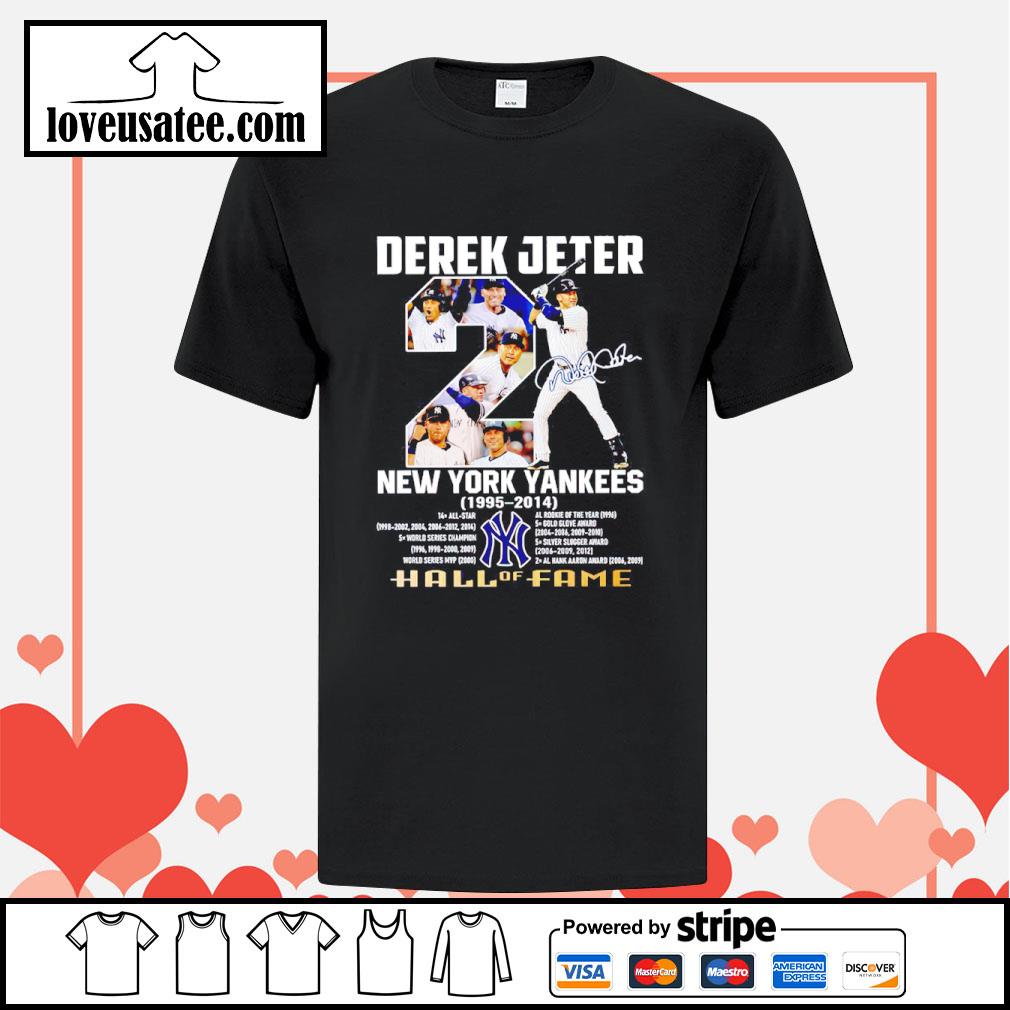 2 Hall Of Fame Derek Jeter 1995 2014 Thank You For Memories Shirt,Sweater,  Hoodie, And Long Sleeved, Ladies, Tank Top